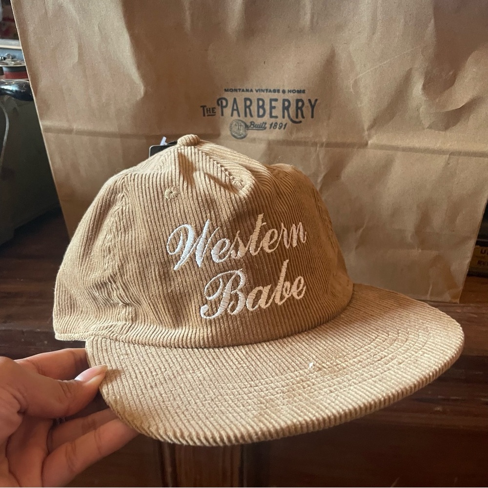 Western Babe Corduroy Cap